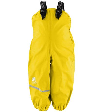 CeLaVi Rain Pants w. Suspenders - PU - Yellow CeLaVi Rain Pants w. Suspenders - PU - Yellow