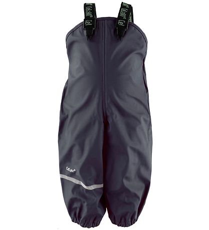CeLaVi Rain Pants w. Suspenders - PU - Navy CeLaVi Rain Pants w. Suspenders - PU - Navy