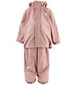 CeLaVi Rainwear w. Suspenders - PU - Misty Rose