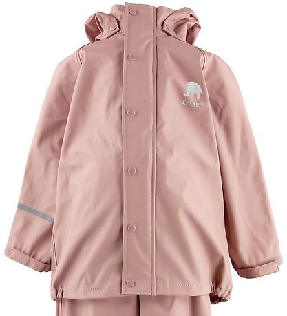 CeLaVi Rainwear w. Suspenders - PU - Misty Rose CeLaVi Rainwear w. Suspenders - PU - Misty Rose
