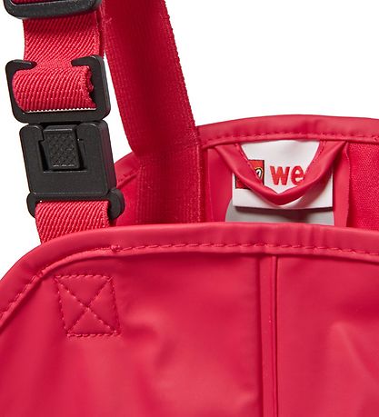 LEGO® Wear Rain Pants w. Suspenders - Dark Pink LEGO® Wear Rain Pants w. Suspenders - Dark Pink