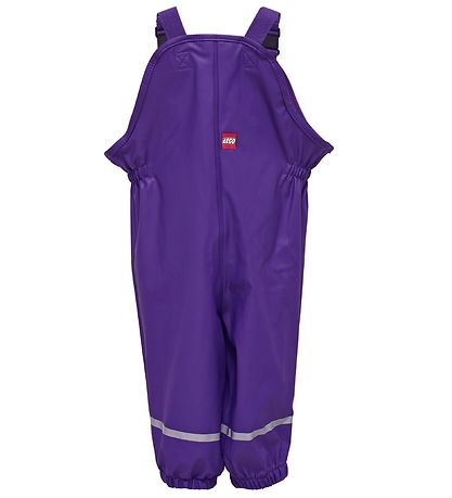 LEGO® Wear Rain Pants w. Suspenders - Purple LEGO® Wear Rain Pants w. Suspenders - Purple