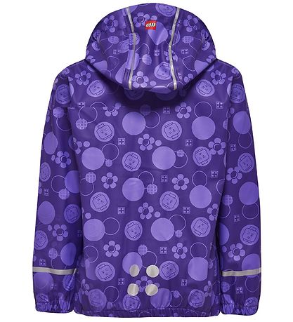 LEGO® Wear Rain Jacket - Purple w. Print