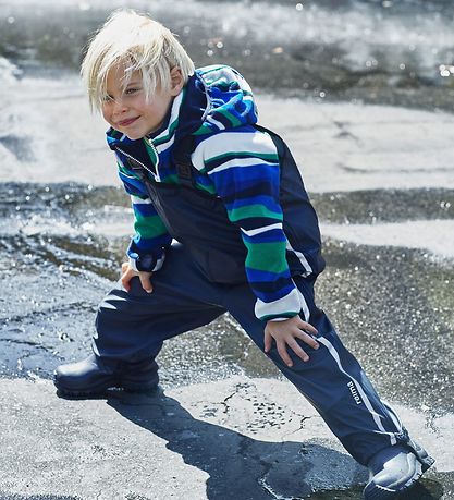 Reima Regenbroek m. Bretellen - Lammikko - Navy Reima Regenbroek m. Bretellen - Lammikko - Navy