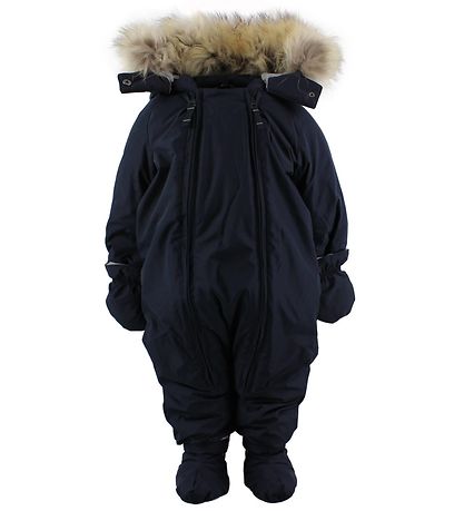 Ver de Terre Schneeanzug m. Pelz - Navy Ver de Terre Schneeanzug m. Pelz - Navy