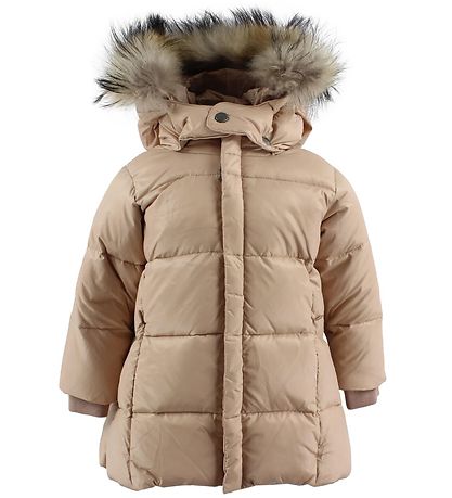 Ver de Terre Down Jacket w. Fur - Light rose