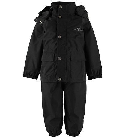 Ver de Terre Rainwear w. Suspenders - PE - Black Ver de Terre Rainwear w. Suspenders - PE - Black