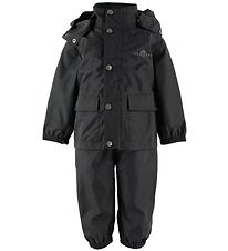 Ver de Terre Rainwear w. Suspenders - PE - Charcoal Ver de Terre Rainwear w. Suspenders - PE - Charcoal