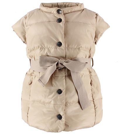 Ver de Terre Down Vest w. Belt - Light rose Ver de Terre Down Vest w. Belt - Light rose
