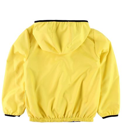Fendi Kids Jacket - Reversible - Yellow/Black w. Print Fendi Kids Jacket - Reversible - Yellow/Black w. Print