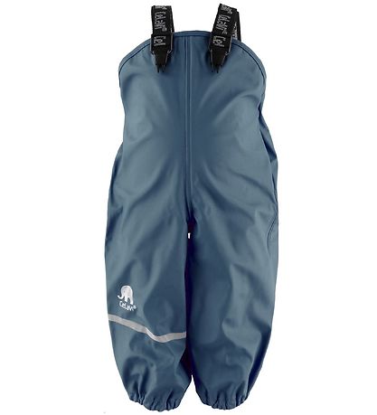 CeLaVi Rainwear w. Suspenders - PU - Petrol