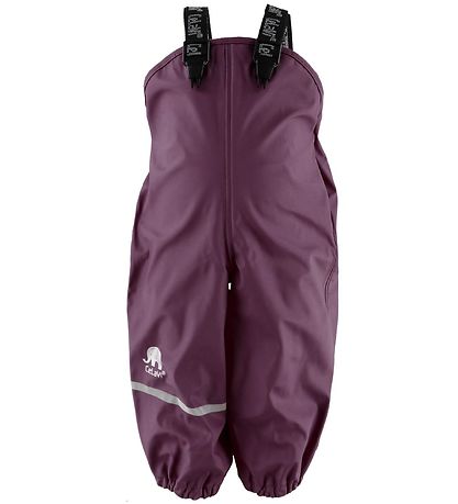 CeLaVi Rainwear w. Suspenders - PU - Dark Purple CeLaVi Rainwear w. Suspenders - PU - Dark Purple