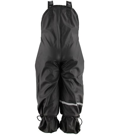 Pantalon de pluie av. Bretelles/Pied CeLaVi - PU - Noir Pantalon de pluie av. Bretelles/Pied CeLaVi - PU - Noir