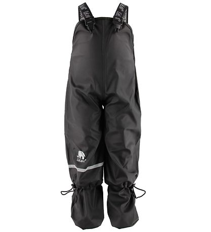 Pantalon de pluie av. Bretelles/Pied CeLaVi - PU - Noir Pantalon de pluie av. Bretelles/Pied CeLaVi - PU - Noir