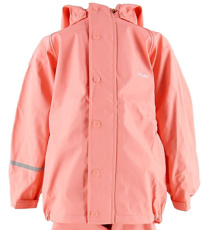 CeLaVi Rainwear w. Suspenders - PU - Coral