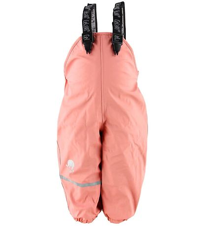 CeLaVi Rainwear w. Suspenders - PU - Coral