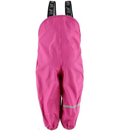 CeLaVi Rain Pants w. Suspenders - PU - Pink CeLaVi Rain Pants w. Suspenders - PU - Pink