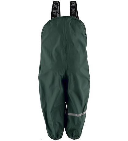 CeLaVi Rainwear w. Suspenders - PU - Dark Green