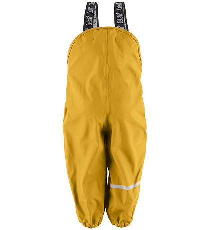 CeLaVi Regenkleding m. Bretellen - PU - Geel