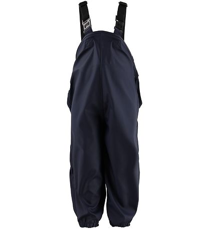 Ver de Terre Rainwear w. Suspenders - PU - Navy