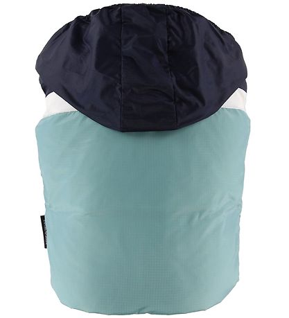 Emporio Armani Donsvest - Turkoois/Navy m. Streep Emporio Armani Donsvest - Turkoois/Navy m. Streep