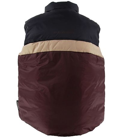 Emporio Armani Down Vest - Bordeaux/Navy w. Stripe Emporio Armani Down Vest - Bordeaux/Navy w. Stripe