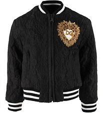 Dolce & Gabbana Bomber Jacket - Black Lace w. Patch Dolce & Gabbana Bomber Jacket - Black Lace w. Patch