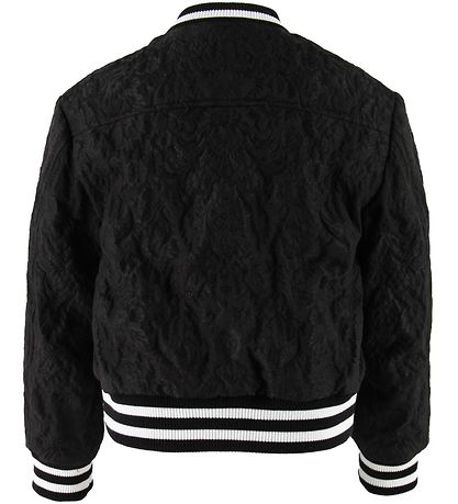 Dolce & Gabbana Bomber Jacket - Black Lace w. Patch