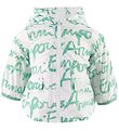 Emporio Armani Sumarjakki - Hvítt/Grænt M. Lógó Emporio Armani Sumarjakki - Hvítt/Grænt M. Lógó