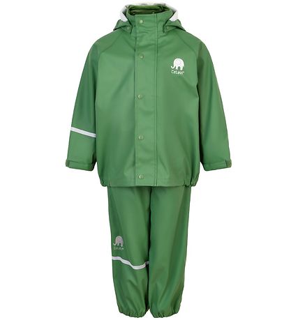 CeLaVi Rainwear w. Suspenders - PU - Elm Green