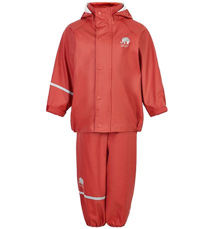 CeLaVi Rainwear w. Suspenders - PU - Baked Apple