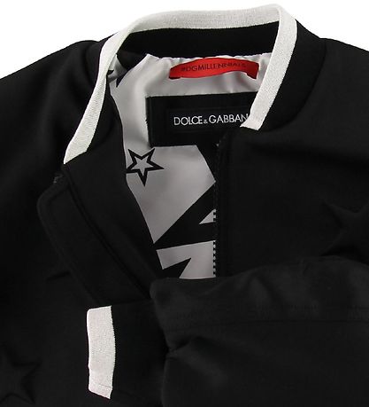 Dolce & Gabbana Bomber Jacket - Millennials Star - Black
