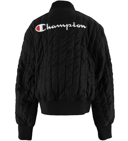 Champion Fashion Bomber Jacket - Black w. Logo