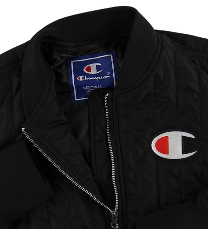 Champion Fashion Bomber Jacket - Black w. Logo