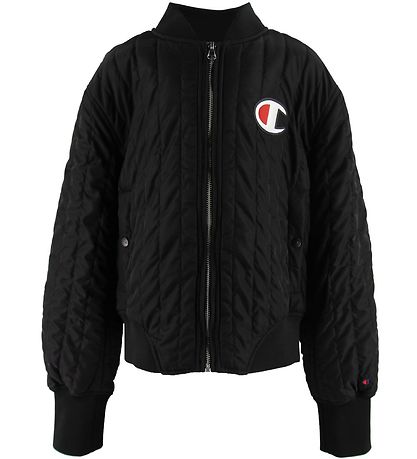 Champion Fashion Bomber Jacket - Black w. Logo