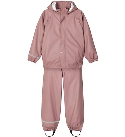 Name It Rainwear w. Suspenders - Noos - Wistful Mauve Name It Rainwear w. Suspenders - Noos - Wistful Mauve