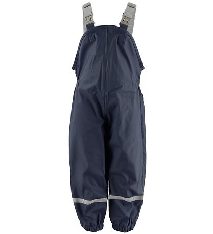 Color Kids Regnbukser m. Seler - PU - Navy Color Kids Regnbukser m. Seler - PU - Navy