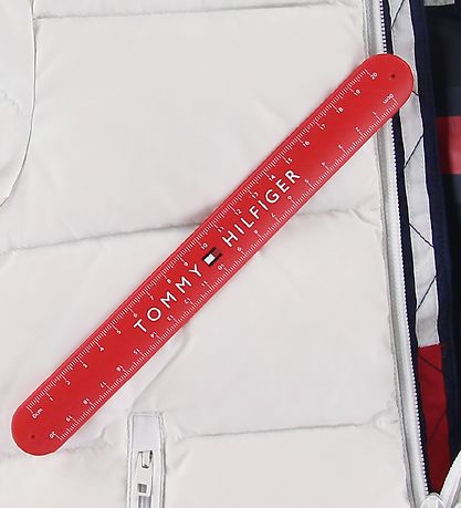 Tommy Hilfiger Down Jacket - U Reflective Flag - White