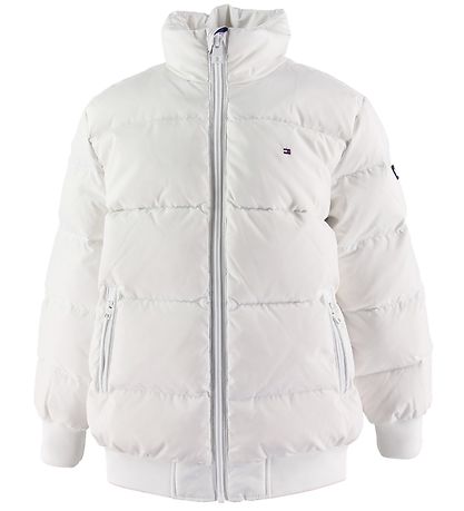 Tommy Hilfiger Down Jacket - U Reflective Flag - White