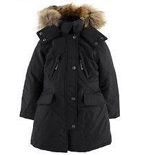 Veste Doudoune av. Fourrure Ver de Terre - Noir Veste Doudoune av. Fourrure Ver de Terre - Noir
