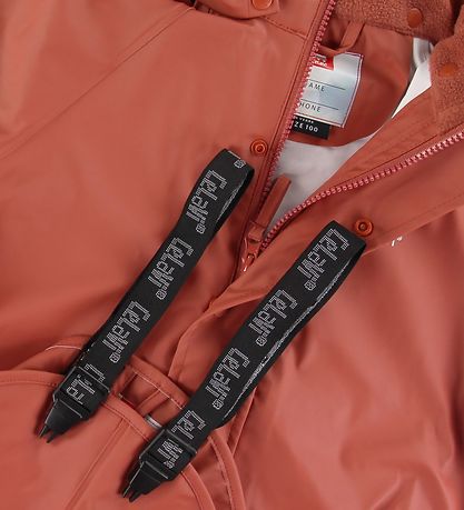 CeLaVi Rainwear w. Suspenders - PU - Redwood CeLaVi Rainwear w. Suspenders - PU - Redwood