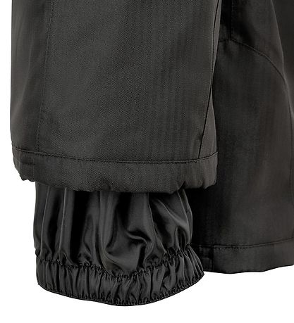 Color Kids Ski Pants w. Suspenders - Black