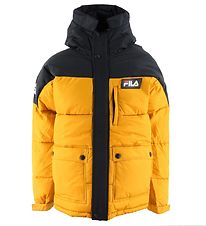Fila Puffer Jacket - Escurcione - Yellow/Black Fila Puffer Jacket - Escurcione - Yellow/Black
