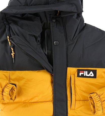 Fila Puffer Jacket - Escurcione - Yellow/Black Fila Puffer Jacket - Escurcione - Yellow/Black