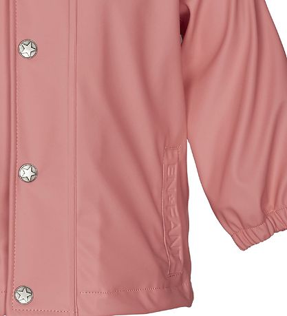 En Fant Rainwear w. Suspenders - PU - Old Rose En Fant Rainwear w. Suspenders - PU - Old Rose