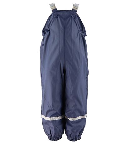 Color Kids Rainwear w. Suspenders/Fleece - PU - Dress Blues