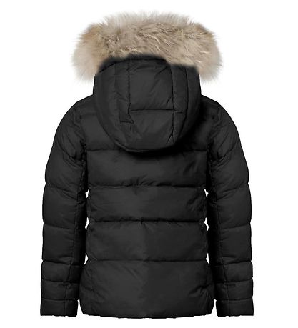 Ver de Terre Down Jacket w. Fur - Black