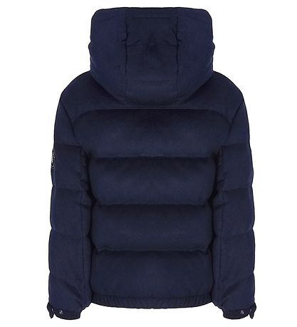 Emporio Armani Down Jacket w. Wool - Navy