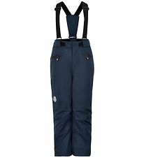 Pantalons de Ski av. Bretelles Color Kids - Total Eclipse