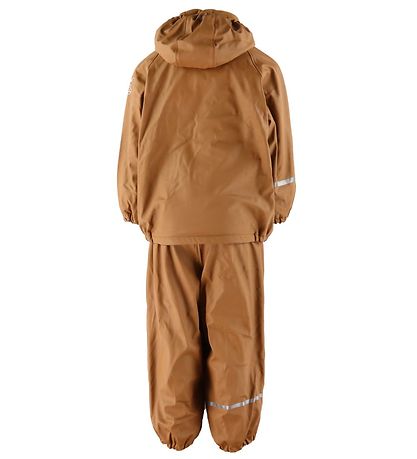 CeLaVi Rainwear w. Fleece - Recycle PU - Rubber